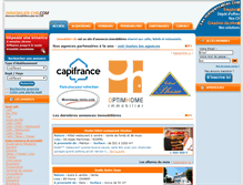 Tablet Screenshot of immobilier-chr.com